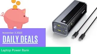 Thumbnail: 🔋 Charge Your Laptop Anywhere! Baseus 145W Power Bank $79.99