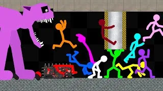Thumbnail: CatNap VS Stickman Survival Race