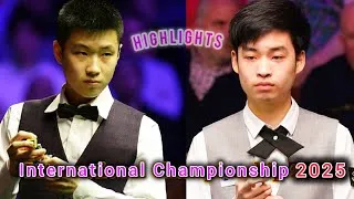 Thumbnail: Zhao Xintong vs Si Jiahui International Championship 2025 session 1