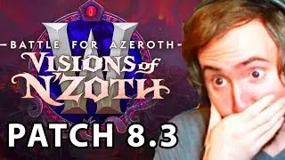 Thumbnail: Asmongold Reacts To Visions of N’Zoth | Patch 8.3: Titanforging Rework, Allied Races & Ny'alotha