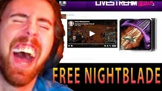 Thumbnail: Asmongold Reacts LiveStreamFails Rage Over Getting Given Nightblade