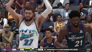 Thumbnail: Karl Malone vs Joel Embiid 2nd half Jazz vs 76ers