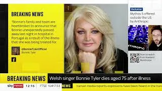 Thumbnail: Bonnie Tyler has died at 75