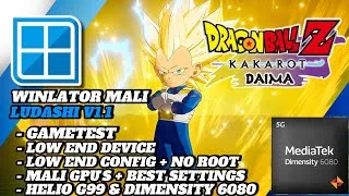 Thumbnail: Dragon Ball Z Kakarot Winlator Mali 1.1 - Helio G99 & Dimensity 6080 + Settings 