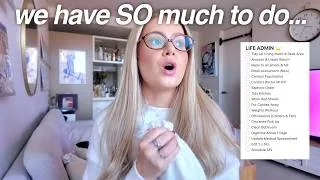 Thumbnail: LOCKING IN & GETTING EVERYTHING DONE 📝🎧 *massive life admin vlog* ✨