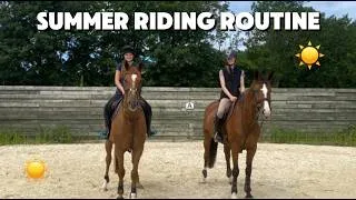 Thumbnail: summer riding routine!
