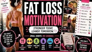 Thumbnail: Stop Waiting. Start Today. 💖 | Fat Loss Motivation