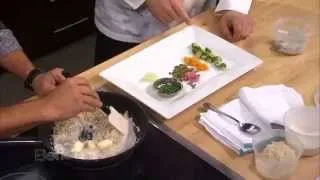 Thumbnail: Chef Shaun Hergatt Makes Satur Farm Beets and Butternut Squash Risotto