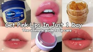 Thumbnail: How I Got PLUMP + SOFT Lips In 1 Day *Naturally*