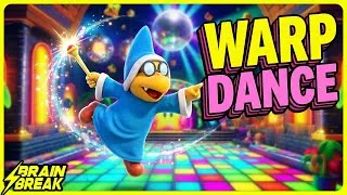 Thumbnail: Super Mario Freeze Dance ⚡️ Brain Break for Kids ⚡️ Just Dance ⚡️ The Warp Dance