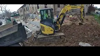 Thumbnail: Bexley Public Library Front Entry Update & Outdoor Reading Room Time Lapse 3/6-4/17