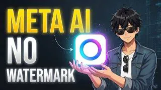 Thumbnail: How to Download Meta AI Videos WITHOUT Watermark (100% Free)