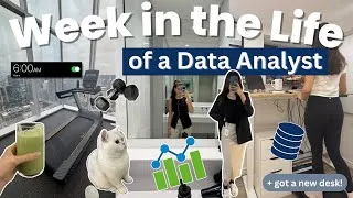 Thumbnail: Week in My Life as a Senior Data Analyst | WFH Routine, Office Vlog, Desk Setup, Tech & Career