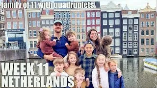 Thumbnail: HOW DO WE TAKE OUR 9 KIDS OUT TO EAT?! (OUR ROUTINE!) | WEEK 11: THE NETHERLANDS