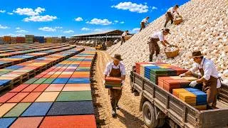 Thumbnail: How Millions of Eggshells Become High-End Luxury Tiles | Full Factory Process