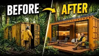 Thumbnail: Abandoned Shipping Container Transformed into a Luxury Tiny Home | AI Generated Transformation