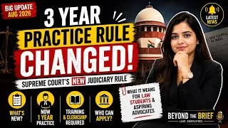 Thumbnail:  No 3 Years Practice? Supreme Court’s New Civil Judge Rule Explained