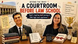 Thumbnail: From Moot Court to the Delhi High Court | A Conversation with an NLIU Student ft. Yajat
