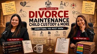 Thumbnail: Divorce Laws in India Explained | Child Custody Maintenance & Media Trials ft. Advocate Dimple Joshi