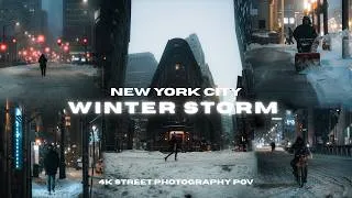 Thumbnail: The Winter Storm | New York City Street Photography (Sony A7IV)