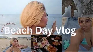 Thumbnail: Be You Anyway + Beach day Vlog = Vibes + Food + fun