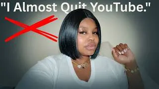 Thumbnail: Don’t quit YouTube | The reason I didn't Quit Youtube
