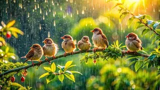 Thumbnail: Birds In The Rain 🕊️ Healing Music For Stress Relief, Rain Sounds For Sleeping, Relaxing Music