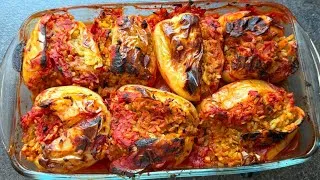 Thumbnail: The Best Vegan Stuffed Peppers | Gluten-Free & Easy 🌱