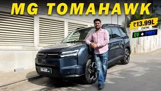 Thumbnail: MG Hector Tomahawk EV & PHEV Review | Can This Replace Diesel SUVs? Price, Features & Mileage