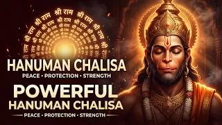 Thumbnail: Hanuman Chalisa 🙏 | Remove All Negativity & Fear | Powerful Chant for Peace, Protection & Strength