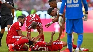 Thumbnail: Jamal Musiala COLLAPSES vs RB Leipzig Ismael Saibari Catches Him Just in Time!