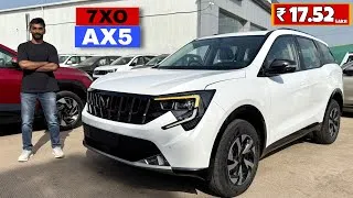 Thumbnail: Mahindra XUV 7XO AX5 Variant Review 2026 | ₹ 17.52 Lakhs. Worth buying ?