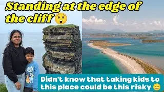 Thumbnail: தமிழில் - Roadtrip to Downpatrick Head 🇮🇪 | Beautiful but risky with kids 😧 | Betra Beach visit 🏖️