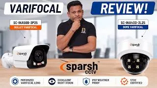 Thumbnail: 🔥 Sparsh Verifocal Dome & Bullet Camera Review | Real Day & Night Performance Test | Bharat Jain