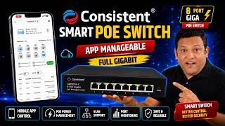 Thumbnail: CCTV Installers के लिए Game Changer Product !🚀Consistent App Managed PoE Switch Review | Bharat Jain