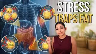 Thumbnail: Yoga Science for Anxiety | 3 Ways Stress Physically Traps Fat & Freezes Your Body
