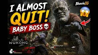 Thumbnail: I Almost Quit Defeating Wandering Wight 😱 | Black Myth: Wukong Baby Boss Fight | BhavinIG #wukong