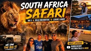 Thumbnail: Part 1🦁 South Africa Safari Adventure | We Saw the BIG 5! 🇿🇦 Vlog | Bhavna's Kitchen & Living