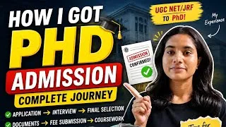 Thumbnail: UGC NET JRF ke Baad PhD Kaise Kare? | Complete Admission Process 2026