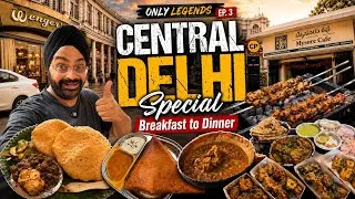Thumbnail: Central Delhi Asli Food Legends! Chole Bhature, Mysore Dosa, Bakery, Chicken Tikka & Butter Chicken