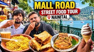 Thumbnail: Nainital Mall Road का असली Street Food! 🔥🍜 | Food Tour