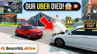 Thumbnail: Our Uber Broke Down on the Way to Visit My Uncle in Venda! 😱 | Polo GTI BeamNG Moza Steering Wheel