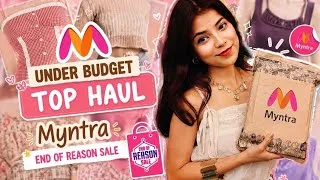 Thumbnail: Under Budget😱 Top Haul | Myntra End of Reason Sale ,Tops Haul 🛍️