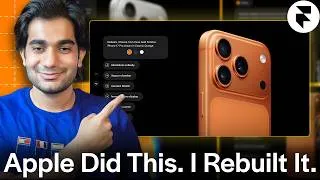 Thumbnail: How I Built Apple's iPhone 17 Pro Interaction in Framer