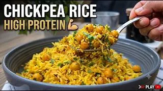 Thumbnail: Perfect Fluffy Chickpea Rice – One Pot, No Mushy Rice| Vegetarian Rice Recipe