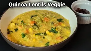 Thumbnail: One-Pot Quinoa & Lentil Veggie - Healthy Lunch/Dinner Recipe
