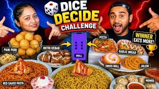 Thumbnail: Dice Decides Our Bites Challenge | Street Food Challenge | Viral Street Food Items Challenge 