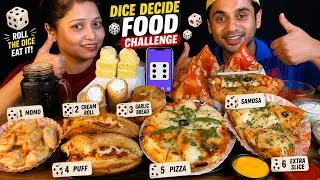 Thumbnail: Dice Decides Our Bites Challenge | Fancy Street Food Challenge | Viral Food Challenge | Mukbang 