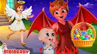 Thumbnail: Knock, Knock, Who’s There? 👾 | Sharing is Caring Song | Kids Song & Nursery Rhymes | BibiBerry TV
