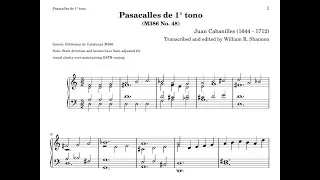 Thumbnail: Juan Bautista Cabanilles- Pascalles de Primer Tono, WSC.48 (1722)